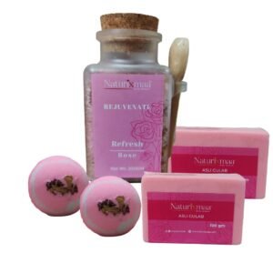 Rose soap, Rose bath bombs, Rose bath salt, Rose Combo, Rose Indulgence Combo
