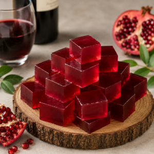 Red wine soap base