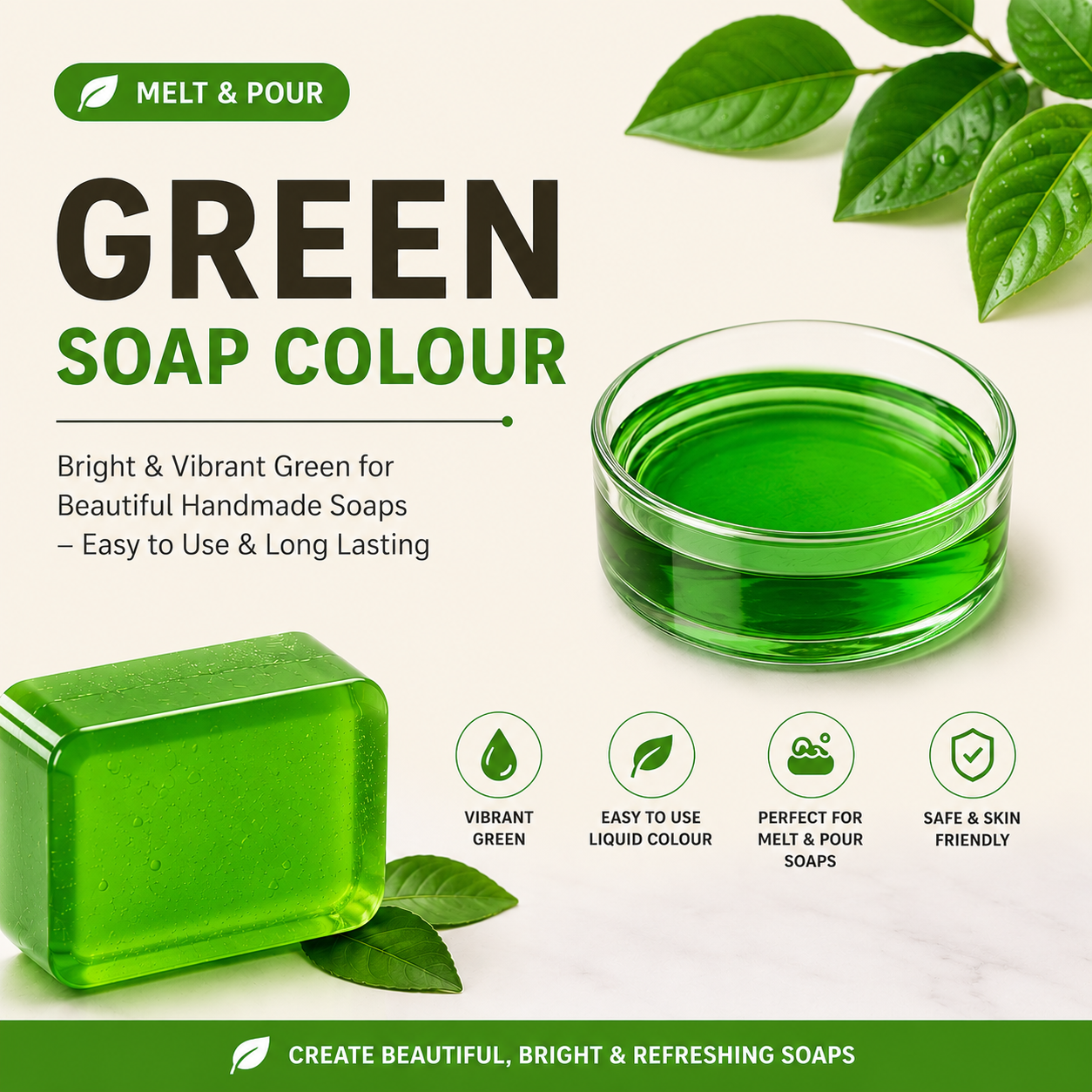 Green Liquid Soap Colour