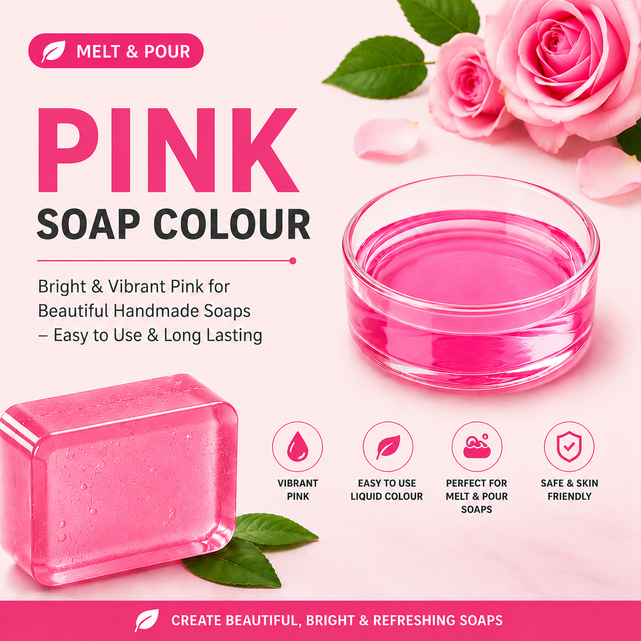 Pink Liquid Soap Colour