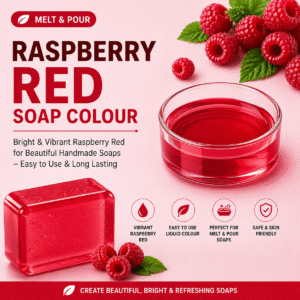 Raspberry Red Soap Colour, soap colour, melt and pour soap colours, mp soap colour