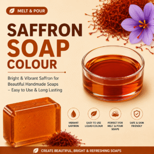Saffron Liquid Soap Colour, mp soap colour, melt and pour soap colour, soap colour