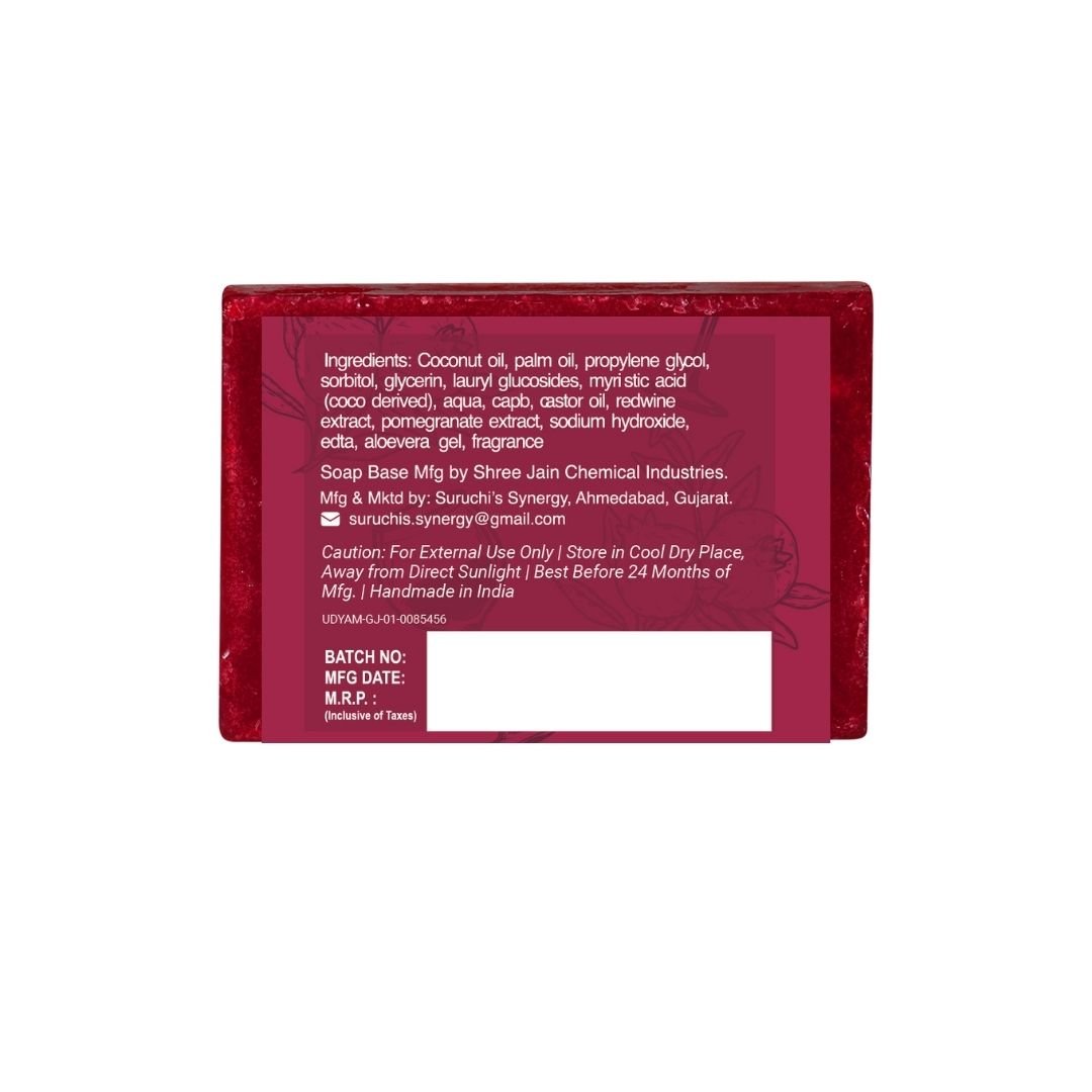 red pome wine soap